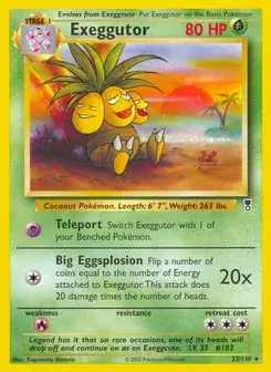 Exeggutor Legendary Collection