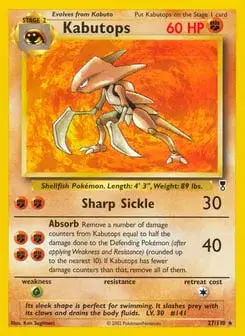 Kabutops Legendary Collection
