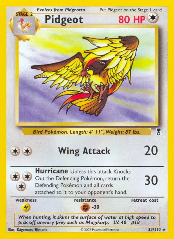 Pidgeot Legendary Collection 33