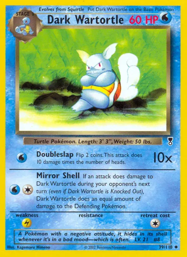 Dark Wartortle Legendary Collection 39