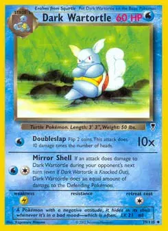 Dark Wartortle Legendary Collection
