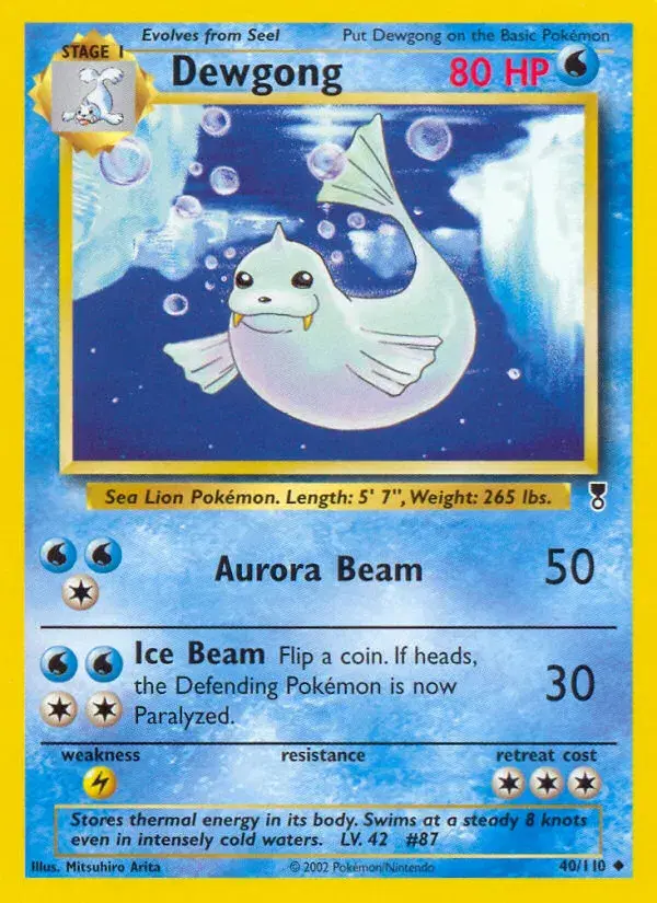 Dewgong Legendary Collection 40