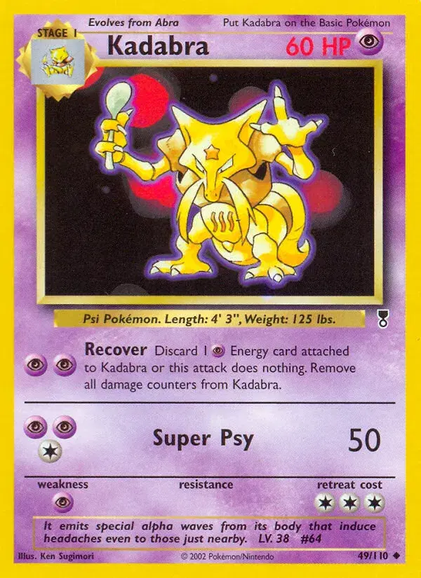 Kadabra Legendary Collection 49