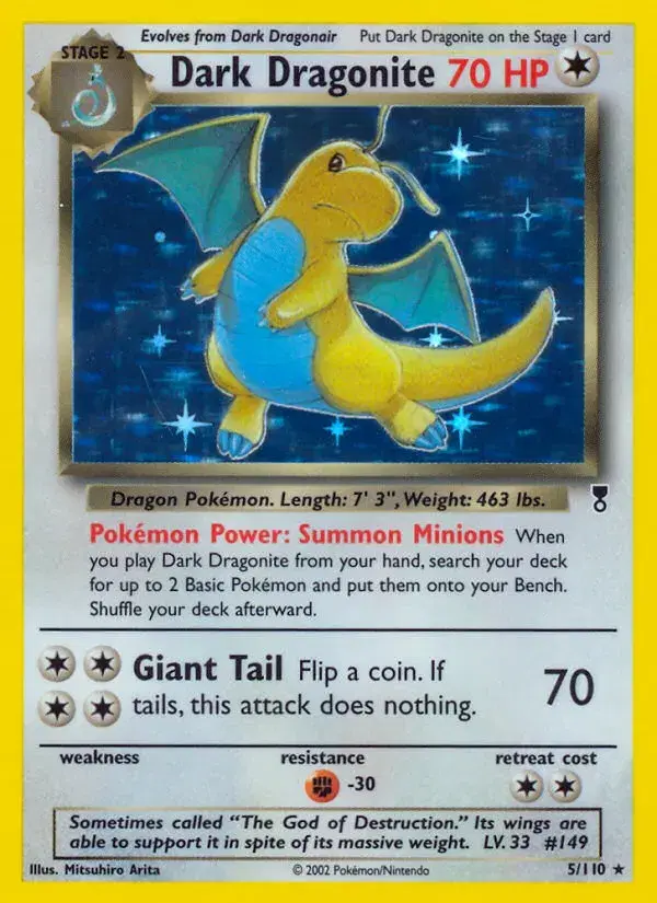 Dark Dragonite Legendary Collection 5