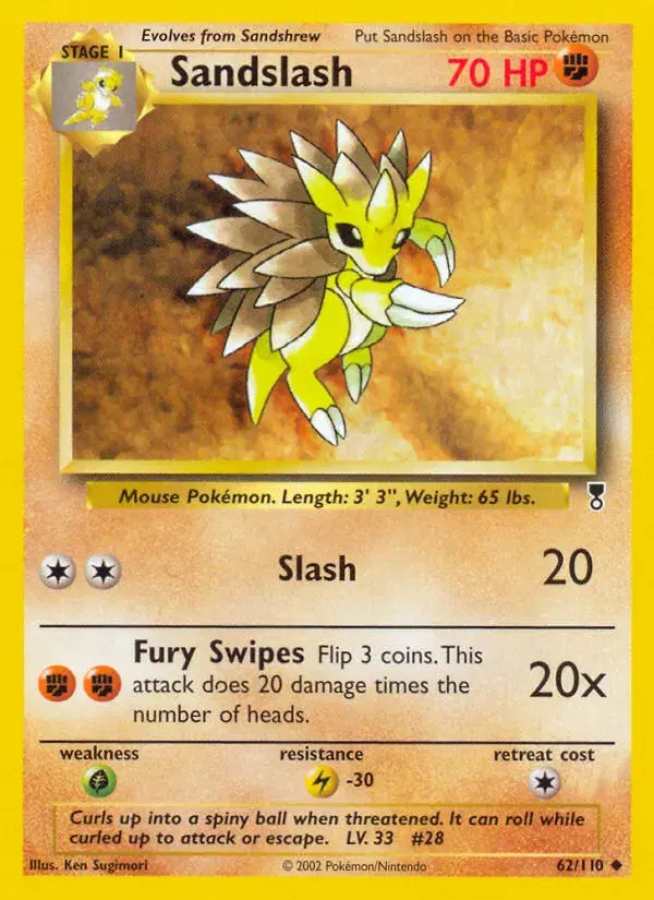 Sandslash Legendary Collection 62