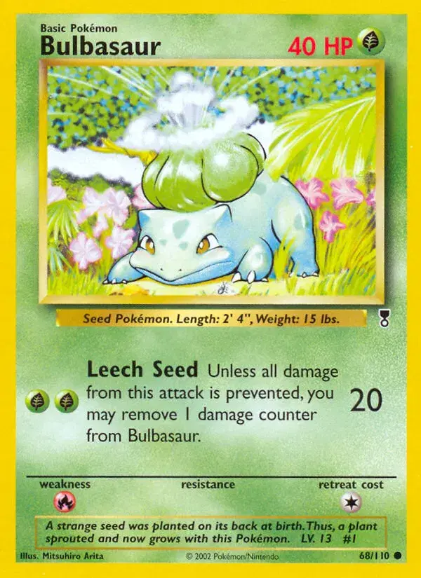 Bulbasaur Legendary Collection 68