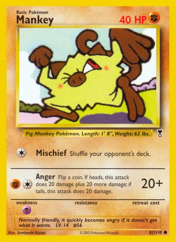 Mankey Legendary Collection 81