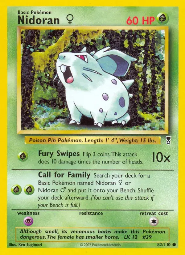 Nidoran ♀ Legendary Collection 82