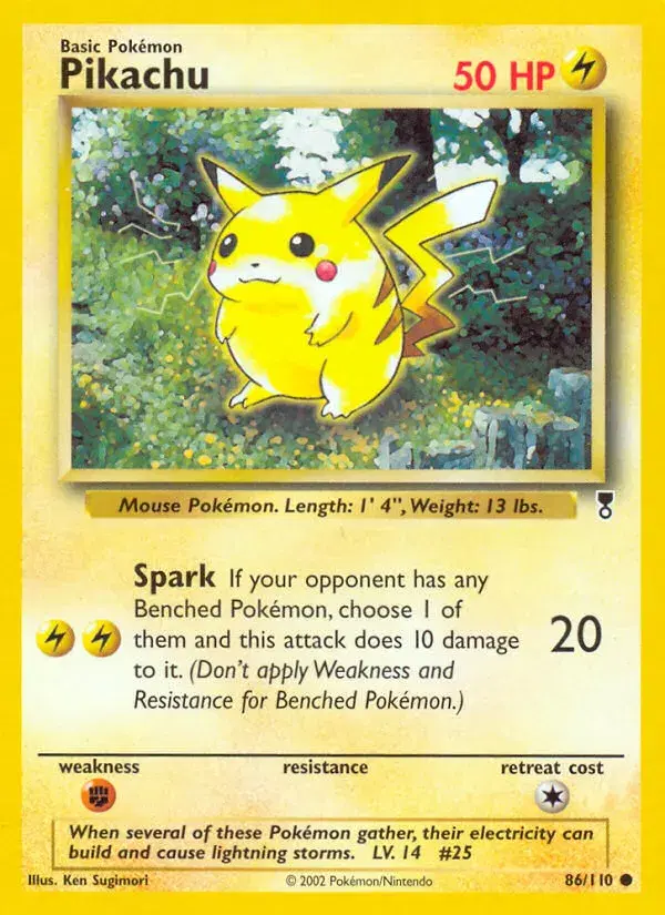 Pikachu Legendary Collection 86