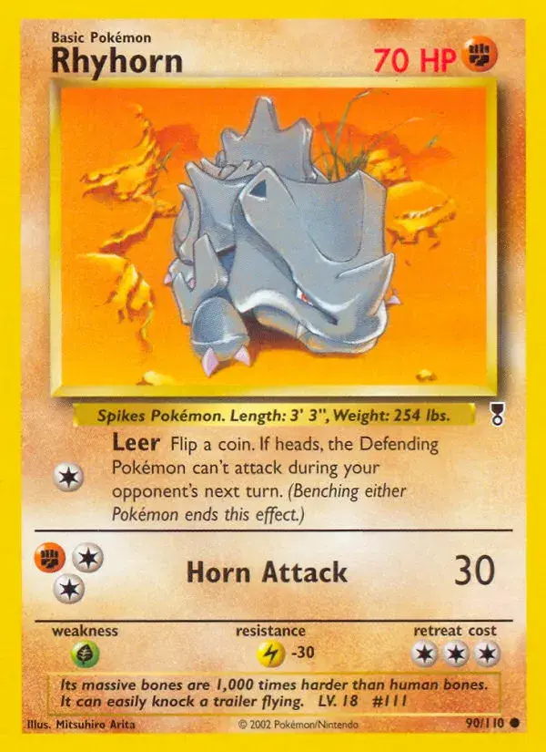 Rhyhorn Legendary Collection 90