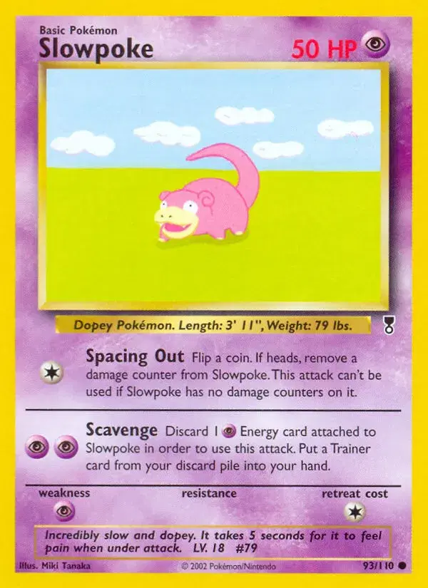 Slowpoke Legendary Collection 93