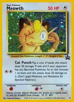 Meowth Wizards Black Star Promos