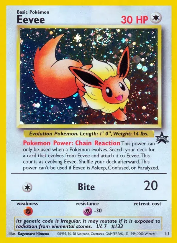 Eevee Wizards Black Star Promos 11