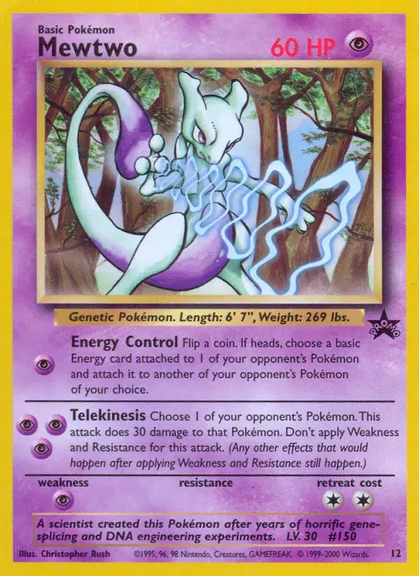 Mewtwo Wizards Black Star Promos 12