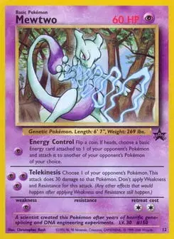 Mewtwo Wizards Black Star Promos