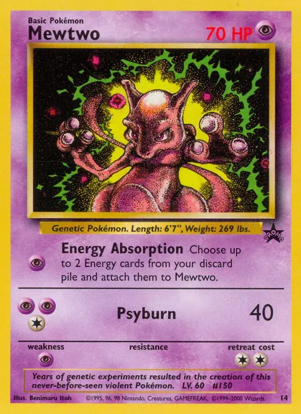Mewtwo Wizards Black Star Promos 14