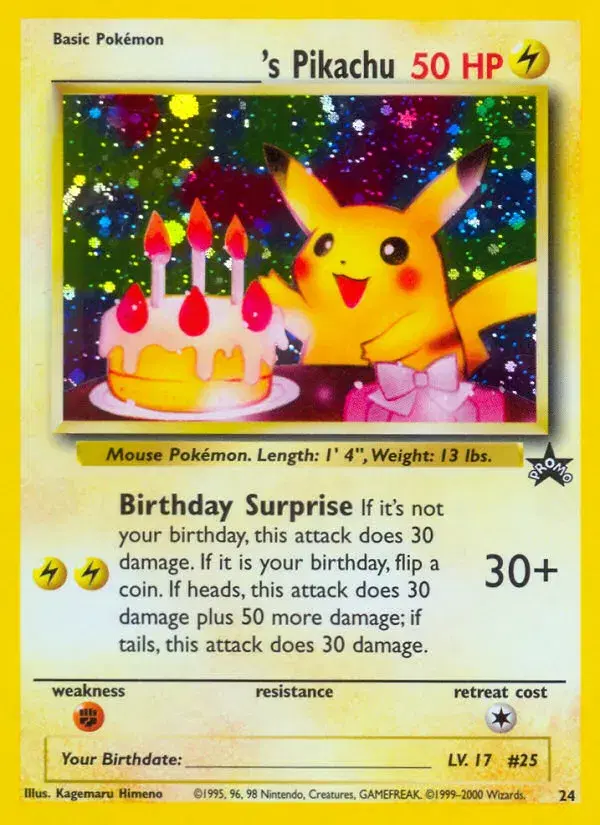 _____'s Pikachu Wizards Black Star Promos 24