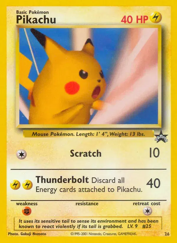 Pikachu Wizards Black Star Promos 26