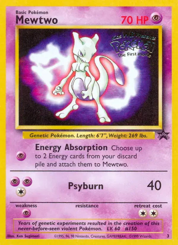 Mewtwo Wizards Black Star Promos 3