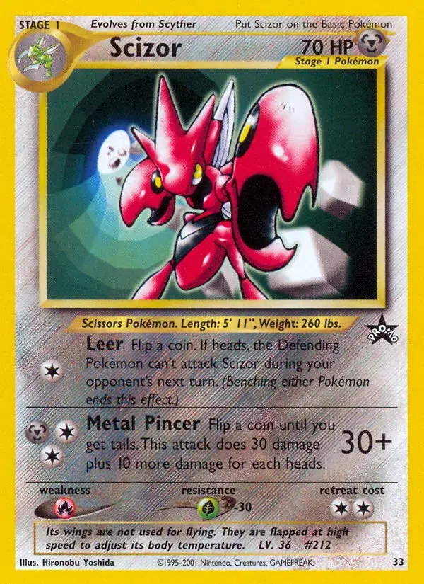 Scizor Wizards Black Star Promos 33