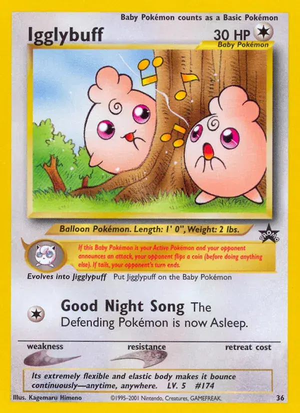 Igglybuff Wizards Black Star Promos 36