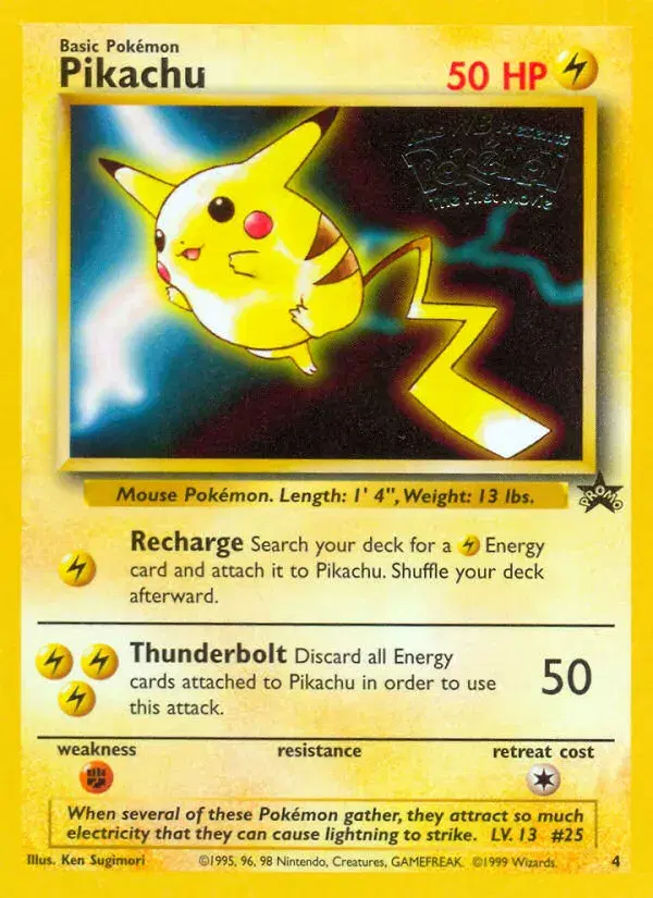 Pikachu Wizards Black Star Promos 4