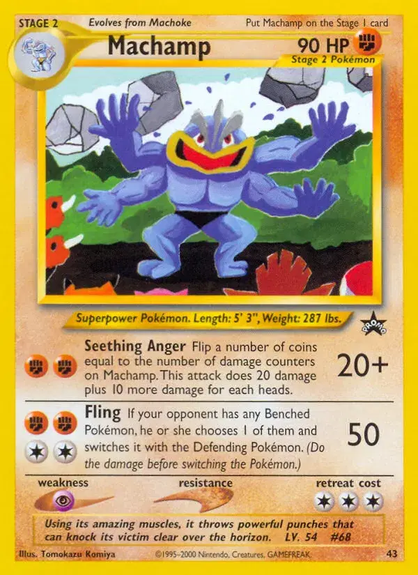 Machamp Wizards Black Star Promos 43