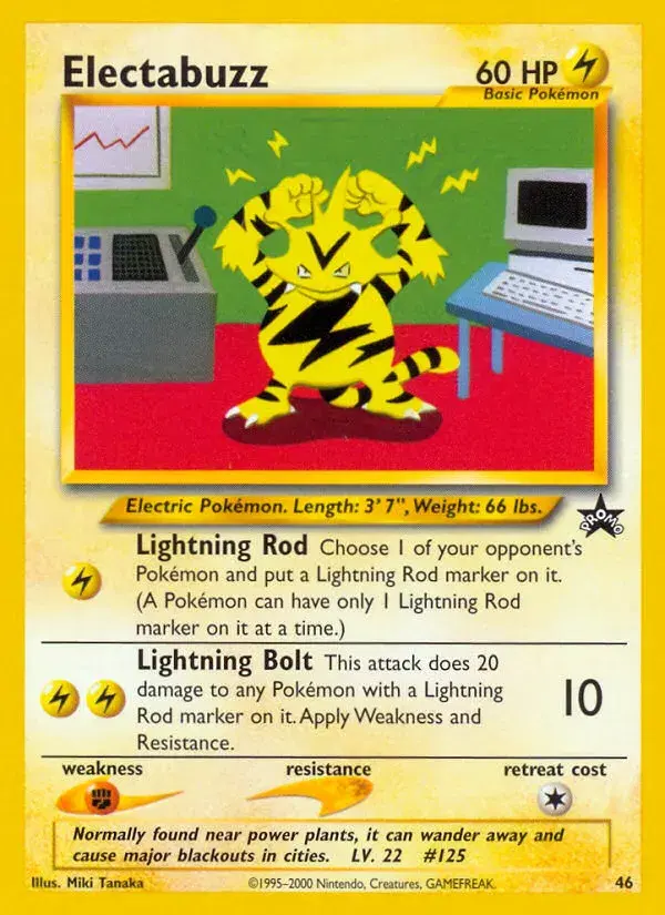 Electabuzz Wizards Black Star Promos 46