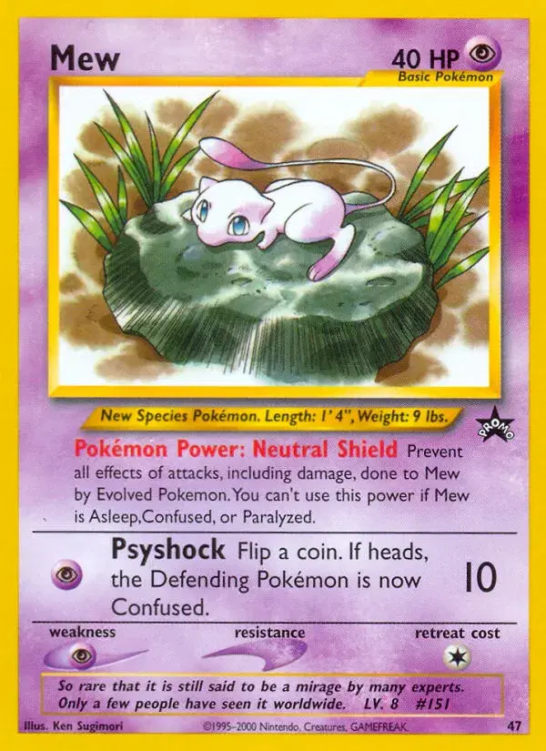Mew Wizards Black Star Promos 47