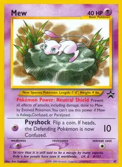 Mew Wizards Black Star Promos