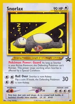 Snorlax Wizards Black Star Promos
