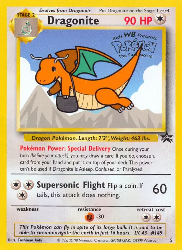 Dragonite Wizards Black Star Promos 5