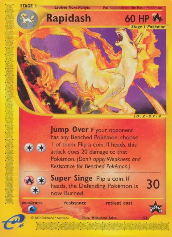 Rapidash Wizards Black Star Promos 51