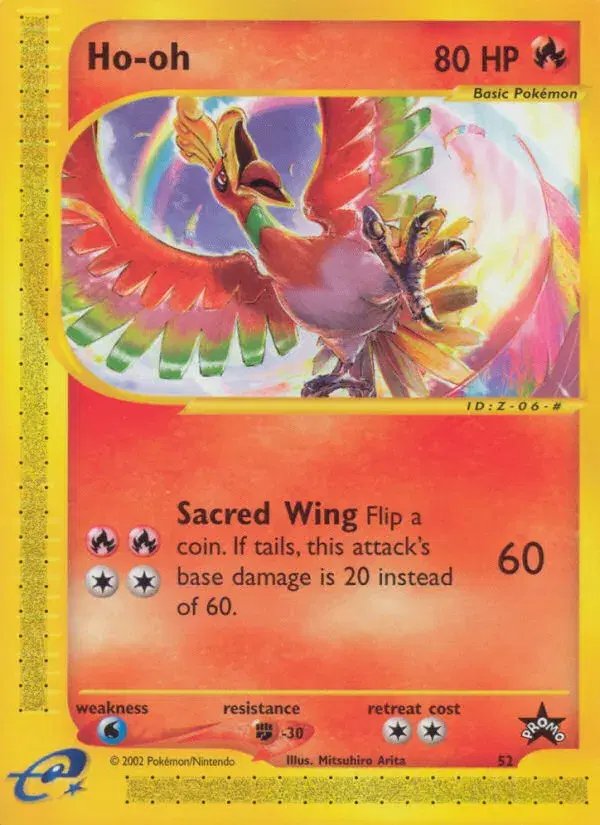 Ho-oh Wizards Black Star Promos 52