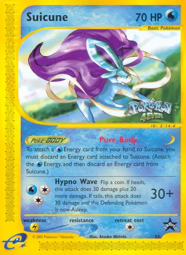 Suicune Wizards Black Star Promos 53