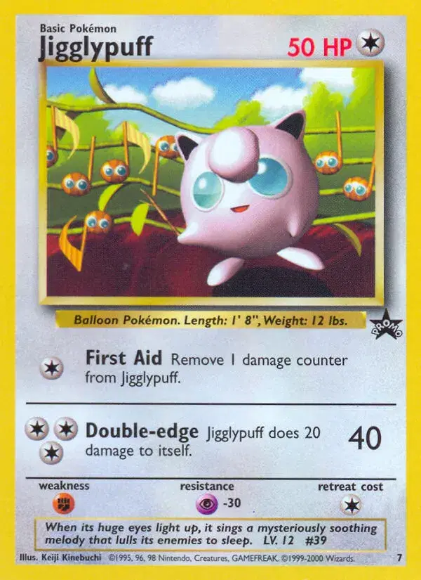 Jigglypuff Wizards Black Star Promos 7