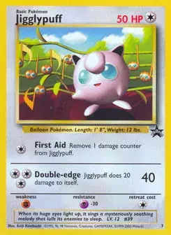 Jigglypuff Wizards Black Star Promos