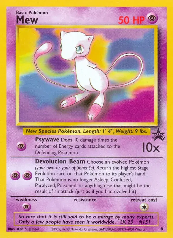 Mew Wizards Black Star Promos 8