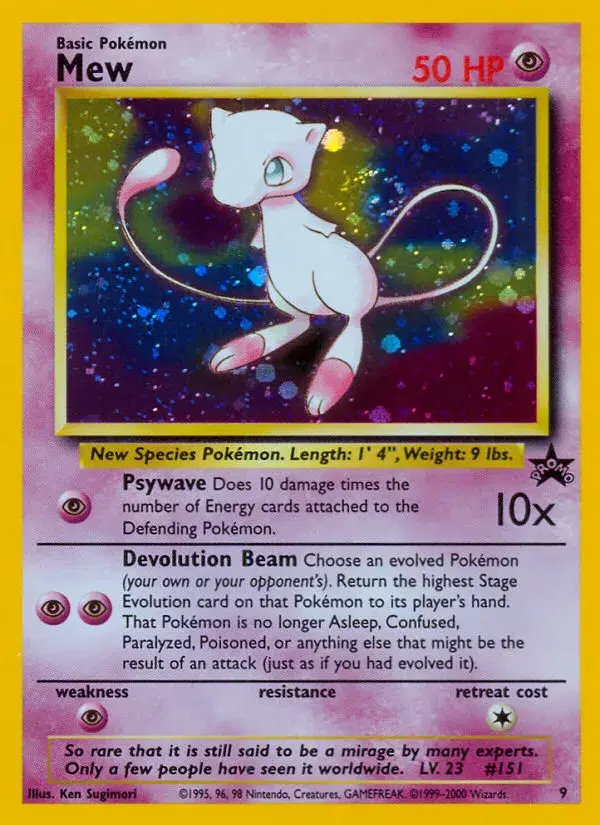 Mew Wizards Black Star Promos 9