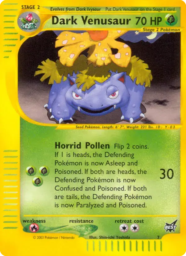 Dark Venusaur Best of Game 7