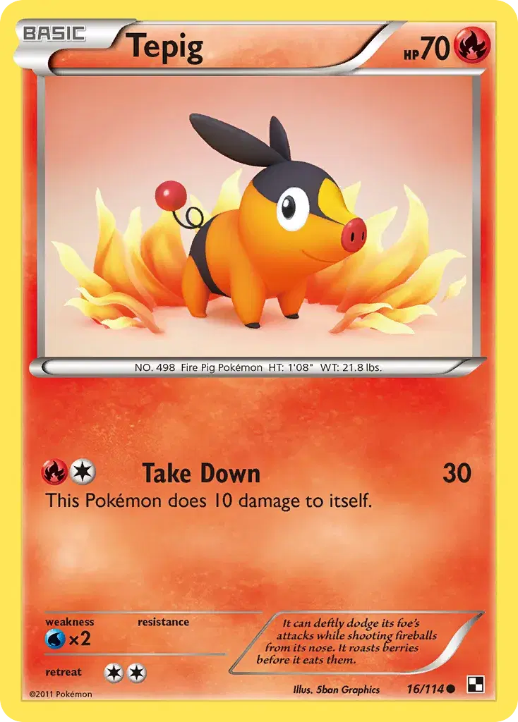 Tepig Black & White 16