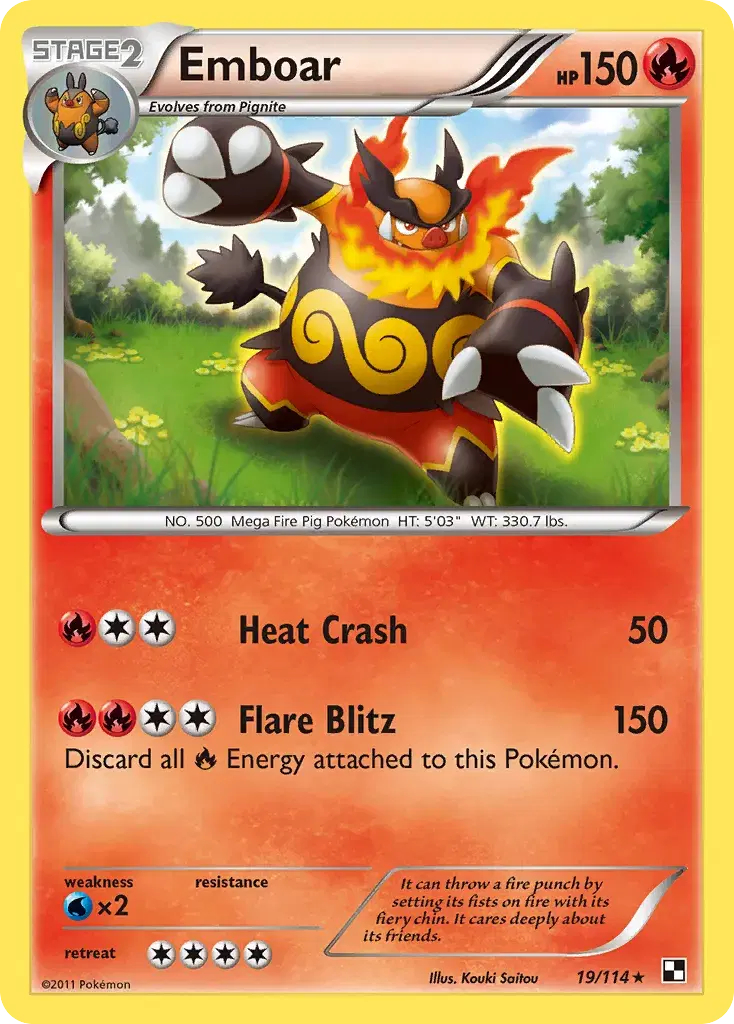 Emboar Black & White 19