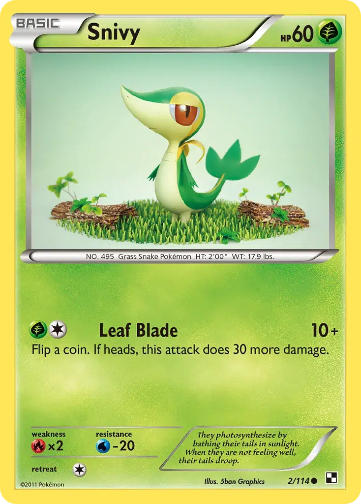 Snivy Black & White 2