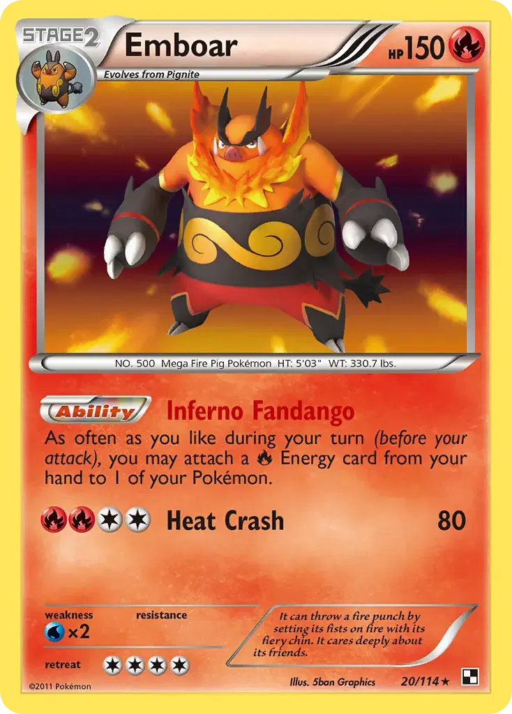 Emboar Black & White 20