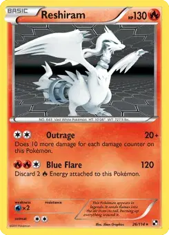 Reshiram Black & White