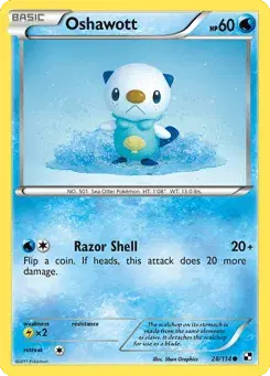 Oshawott Black & White