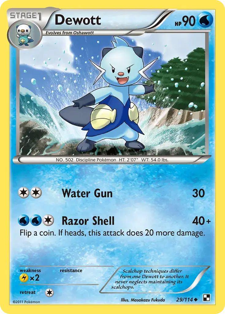 Dewott Black & White 29