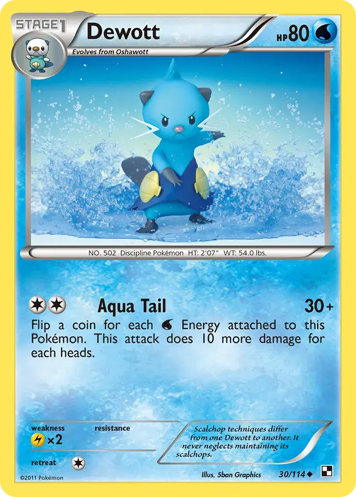 Dewott Black & White 30