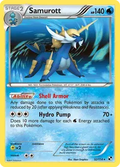 Samurott Black & White