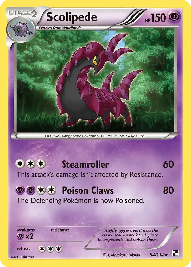 Scolipede Black & White 54